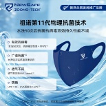 ZOONO & Xinsaifu Co-Branded P-Level Antiviral (Antibacterial) Sun-Protection Face Mask